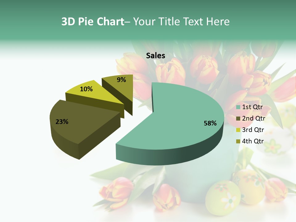Easter Eggs Nature Leaf PowerPoint Template