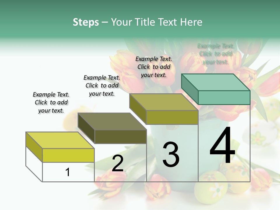 Easter Eggs Nature Leaf PowerPoint Template