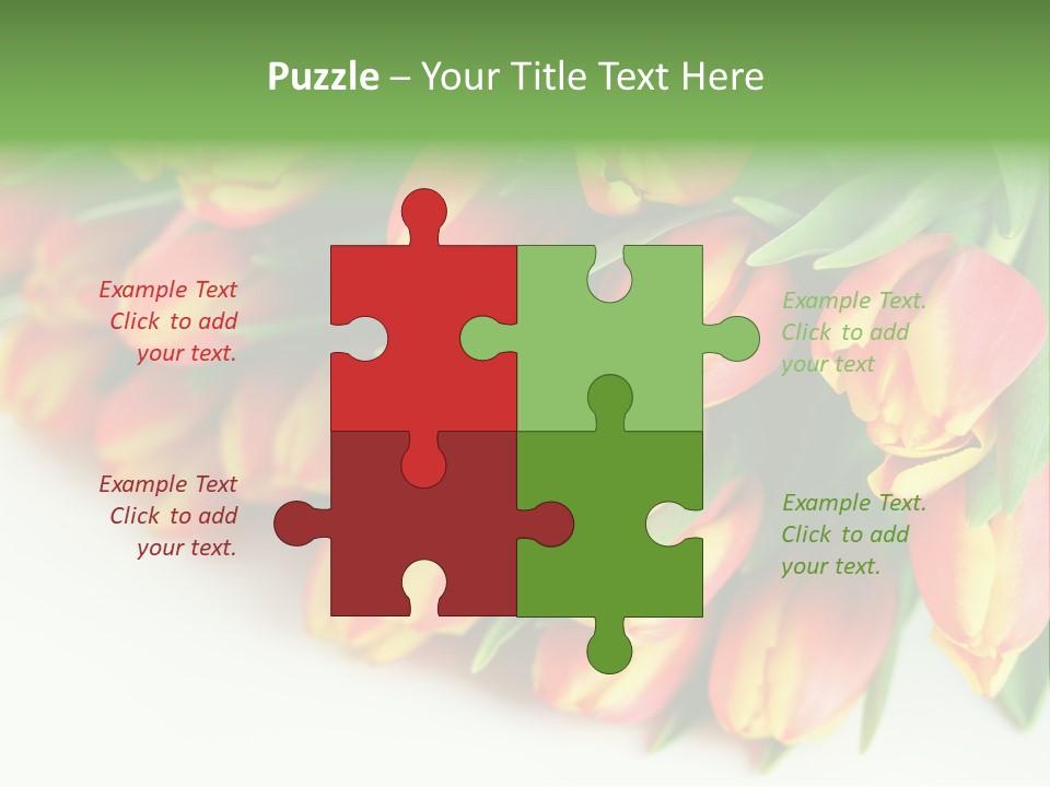 Decoration Arrangement Bloom PowerPoint Template