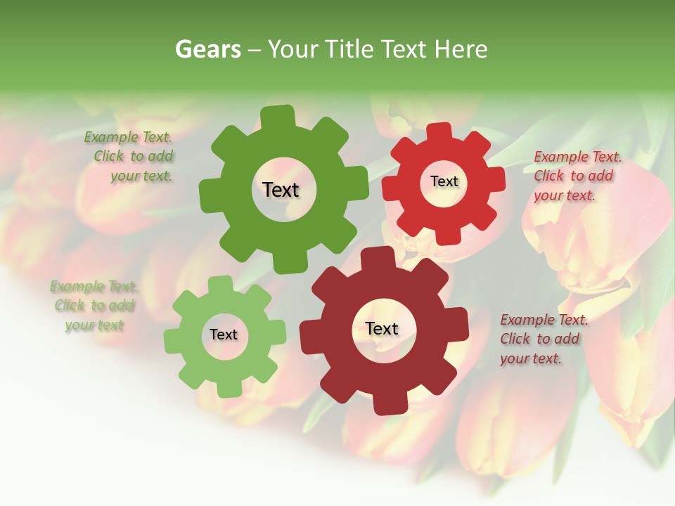 Decoration Arrangement Bloom PowerPoint Template