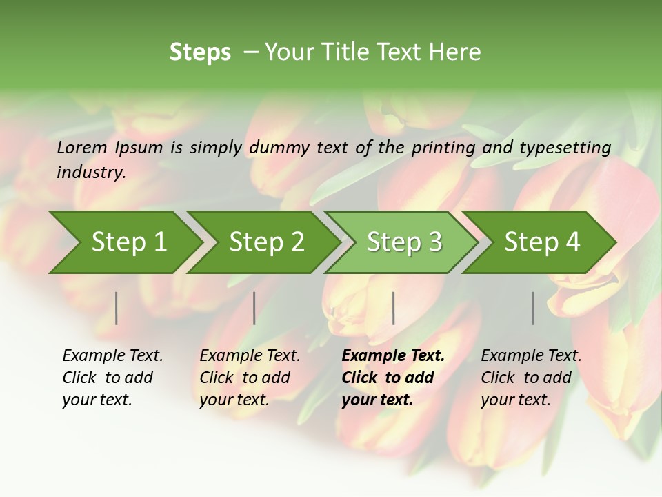 Decoration Arrangement Bloom PowerPoint Template