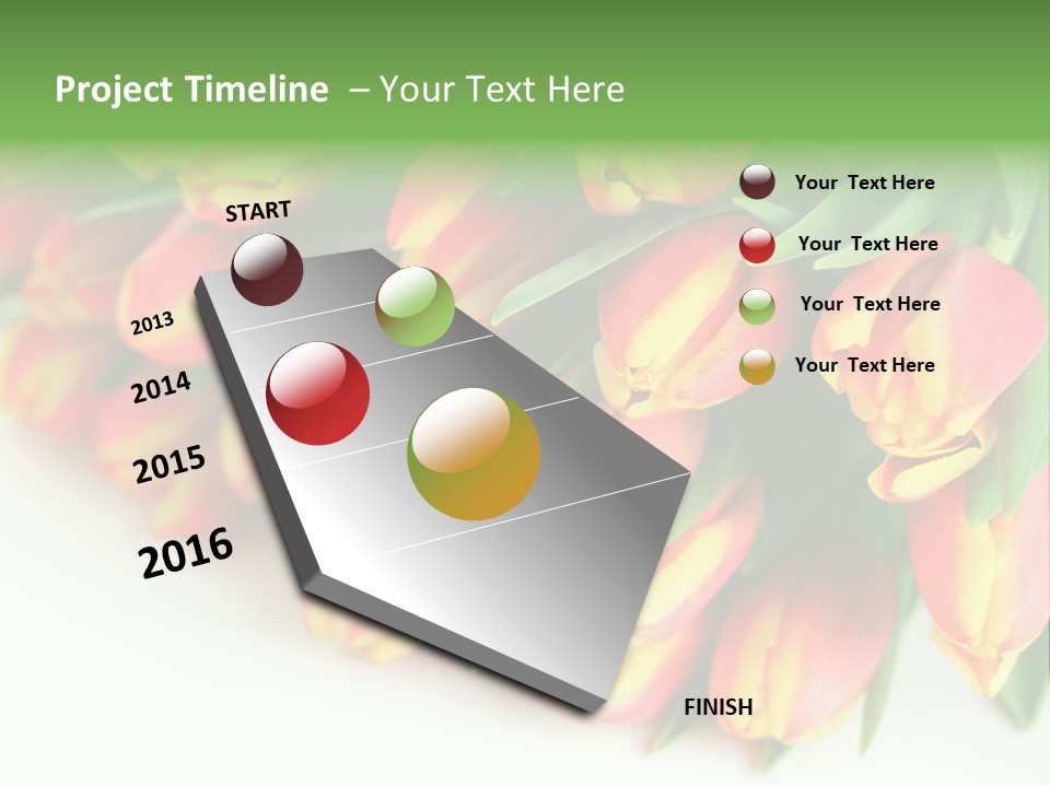 Decoration Arrangement Bloom PowerPoint Template