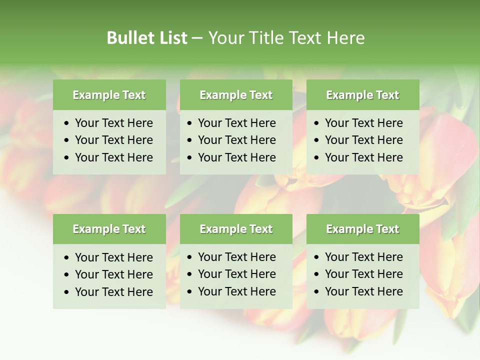 Decoration Arrangement Bloom PowerPoint Template