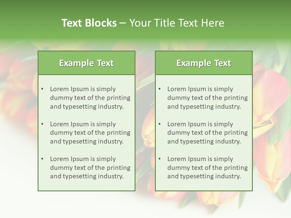 Decoration Arrangement Bloom PowerPoint Template