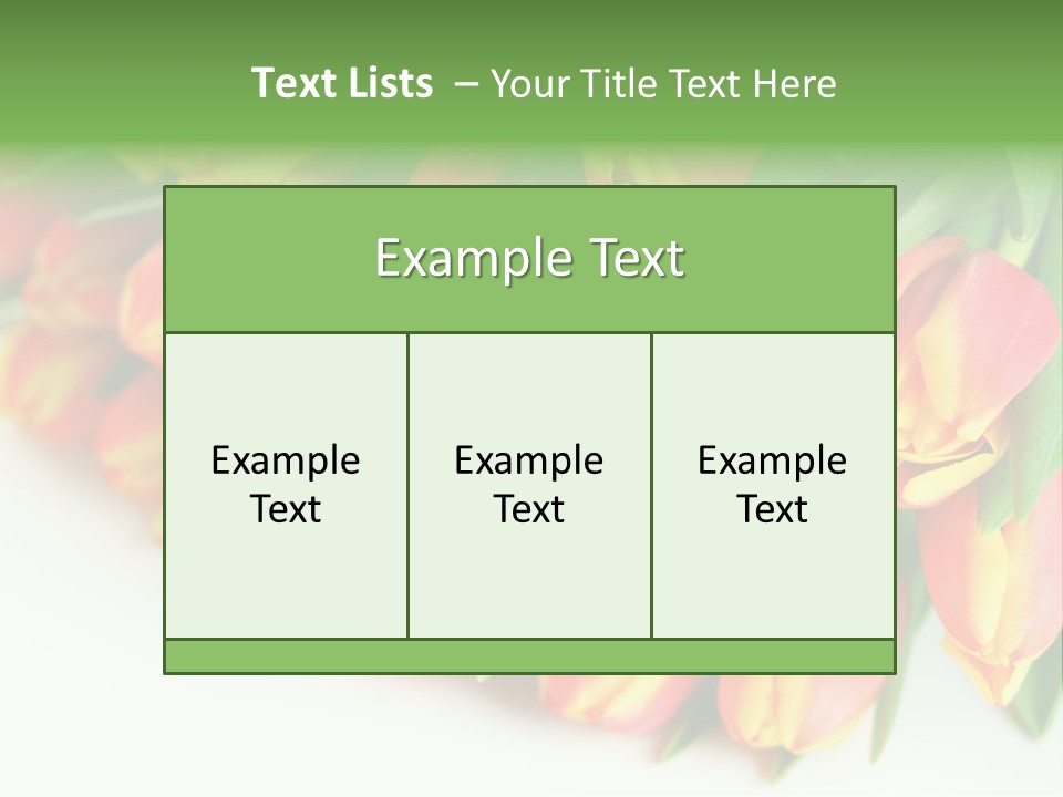 Decoration Arrangement Bloom PowerPoint Template