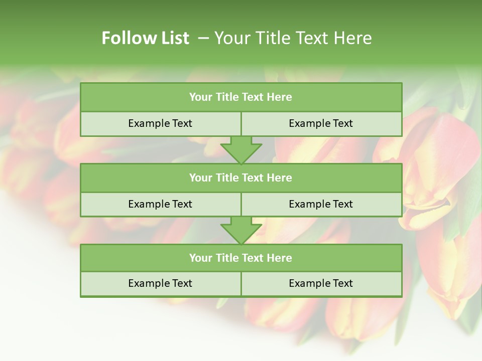 Decoration Arrangement Bloom PowerPoint Template