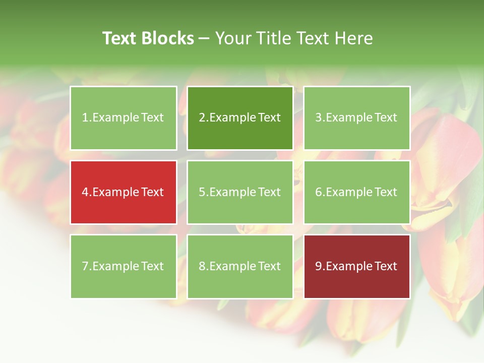 Decoration Arrangement Bloom PowerPoint Template