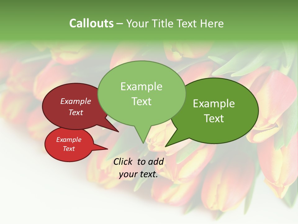 Decoration Arrangement Bloom PowerPoint Template