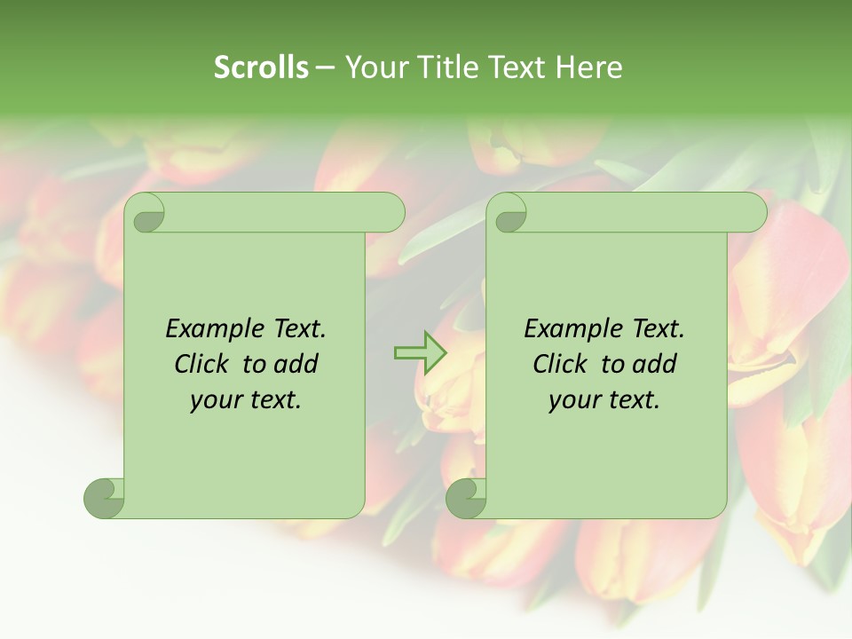 Decoration Arrangement Bloom PowerPoint Template