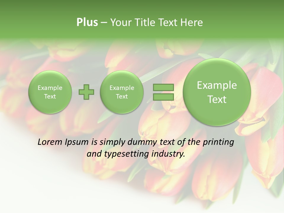 Decoration Arrangement Bloom PowerPoint Template