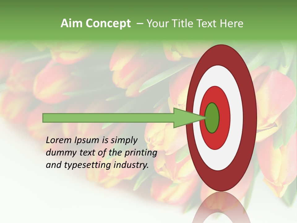 Decoration Arrangement Bloom PowerPoint Template