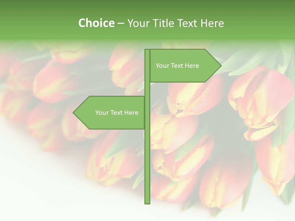 Decoration Arrangement Bloom PowerPoint Template