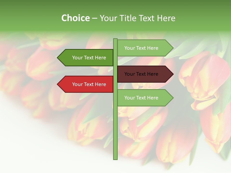 Decoration Arrangement Bloom PowerPoint Template