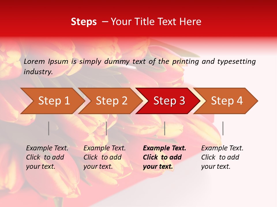 Romance Floral Sample PowerPoint Template