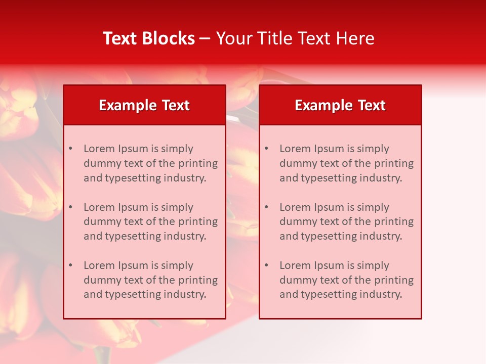 Romance Floral Sample PowerPoint Template