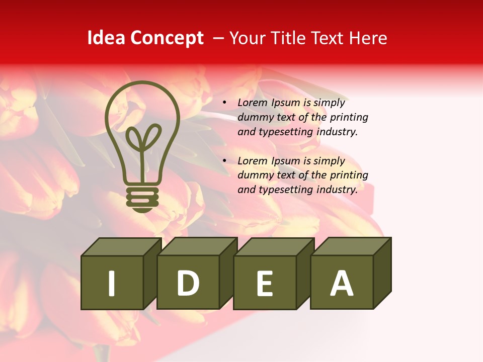 Romance Floral Sample PowerPoint Template