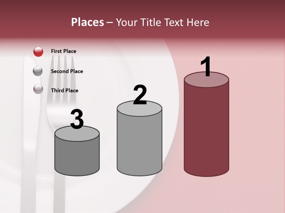 Metal Empty Dish PowerPoint Template