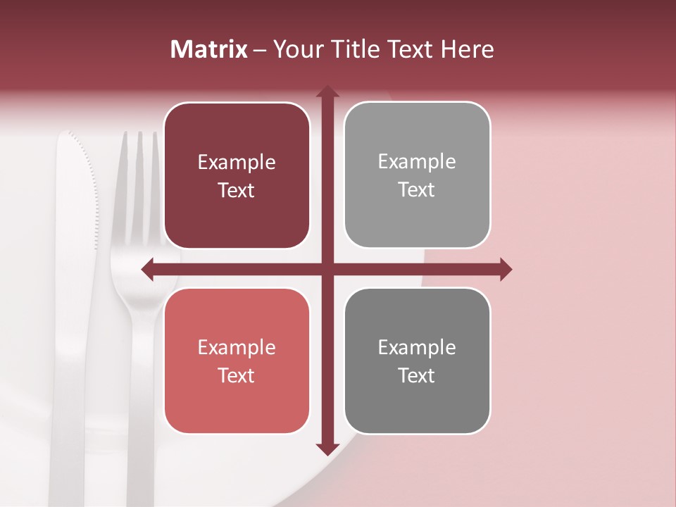 Metal Empty Dish PowerPoint Template