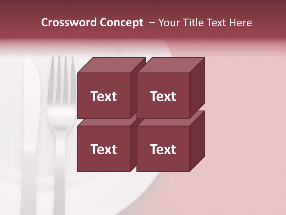 Metal Empty Dish PowerPoint Template