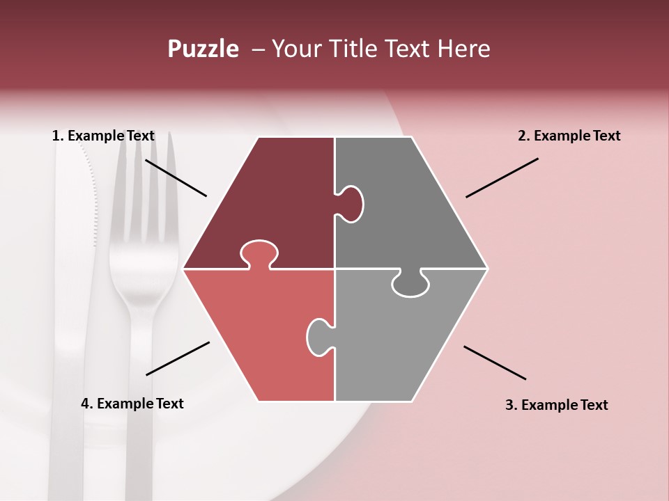 Metal Empty Dish PowerPoint Template