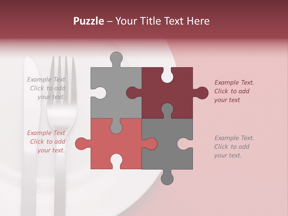 Metal Empty Dish PowerPoint Template