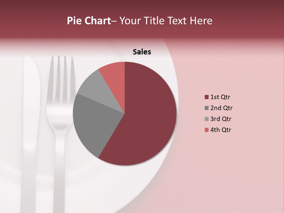 Metal Empty Dish PowerPoint Template