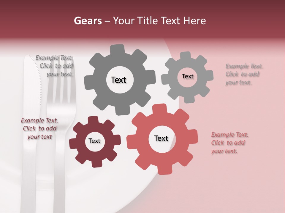 Metal Empty Dish PowerPoint Template