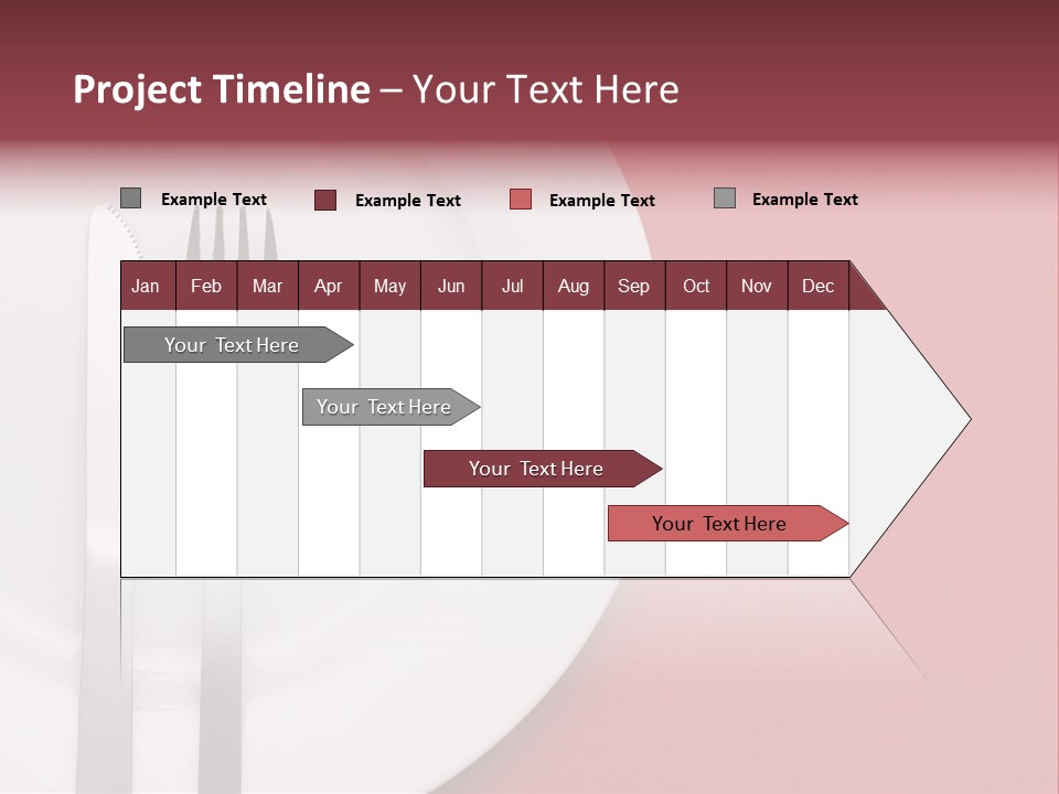Metal Empty Dish PowerPoint Template