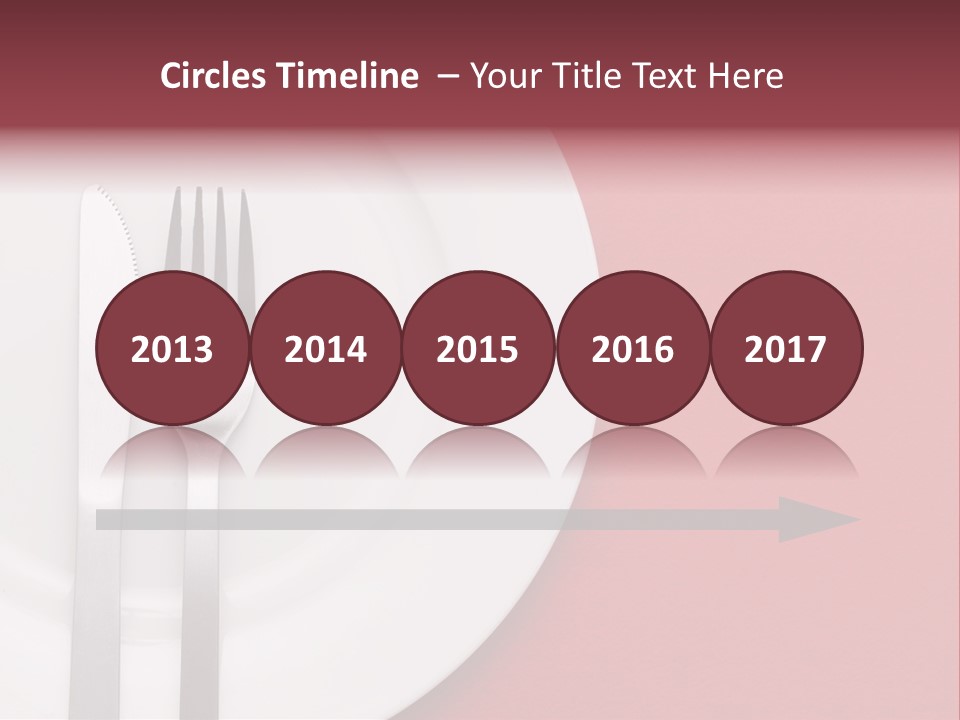 Metal Empty Dish PowerPoint Template