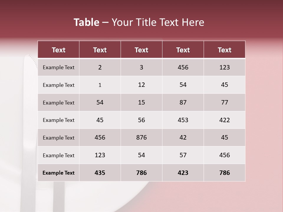 Metal Empty Dish PowerPoint Template
