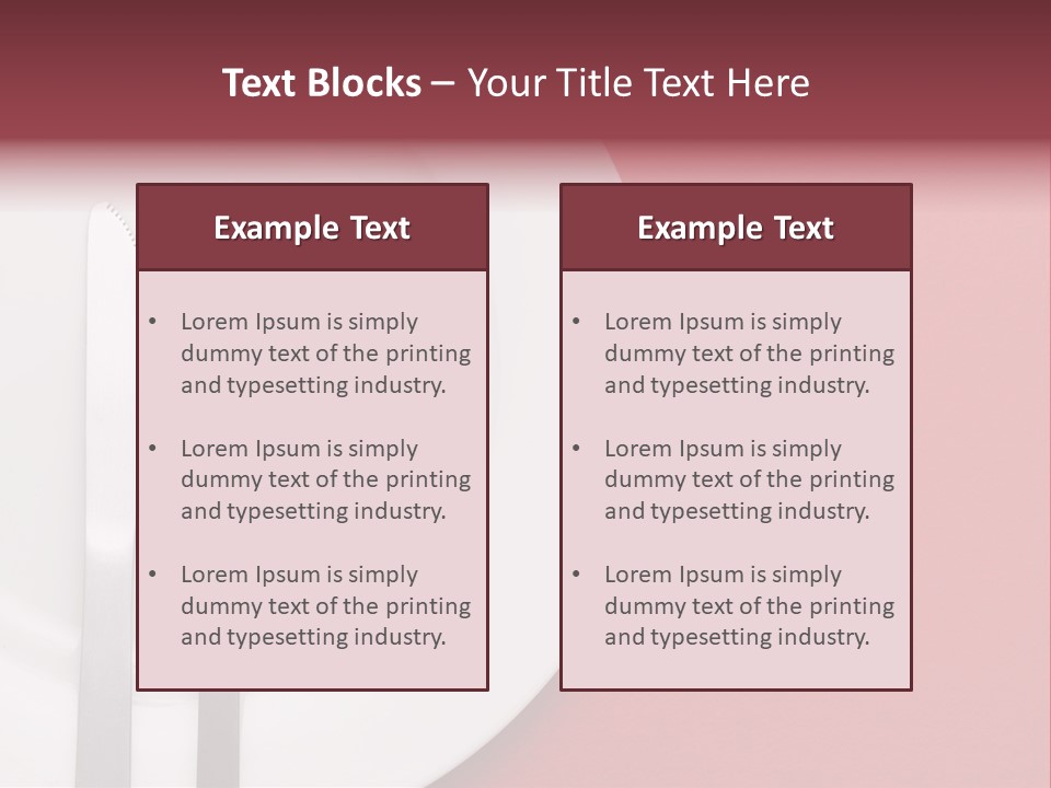 Metal Empty Dish PowerPoint Template