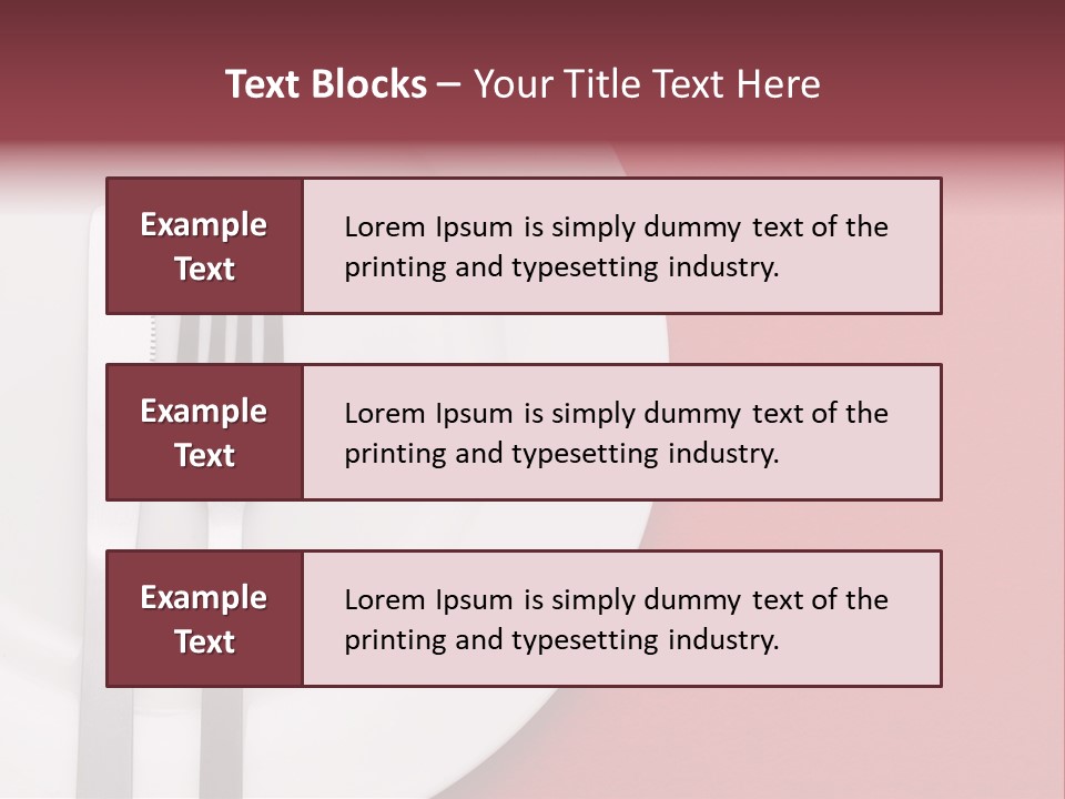 Metal Empty Dish PowerPoint Template