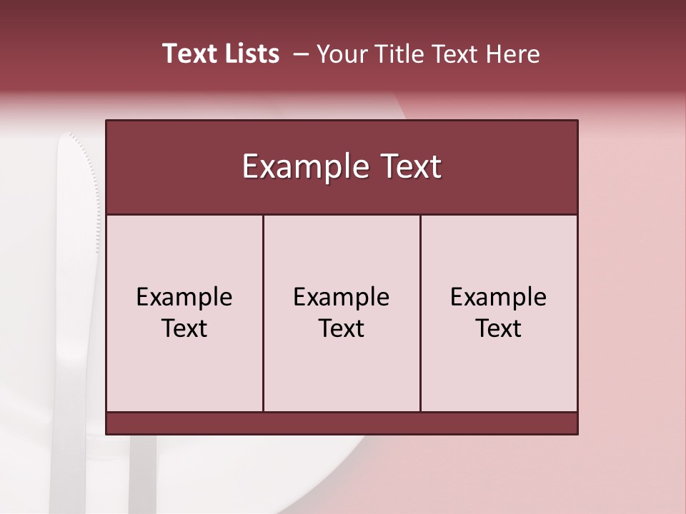 Metal Empty Dish PowerPoint Template