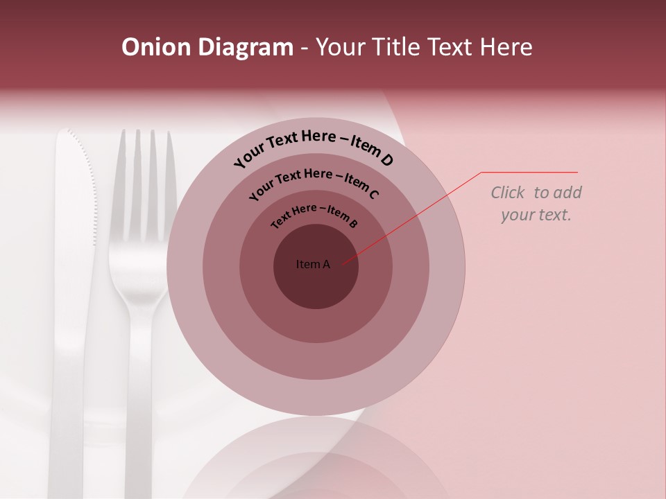 Metal Empty Dish PowerPoint Template