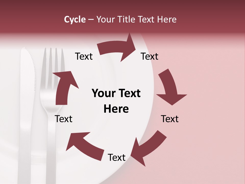 Metal Empty Dish PowerPoint Template