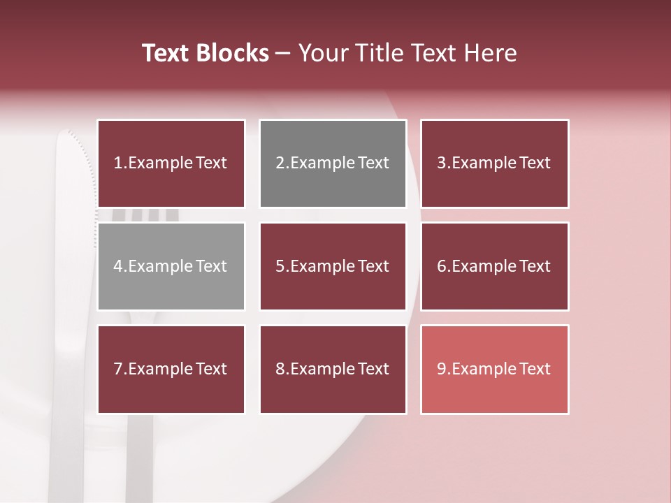 Metal Empty Dish PowerPoint Template