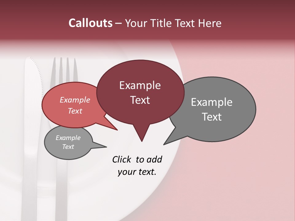 Metal Empty Dish PowerPoint Template