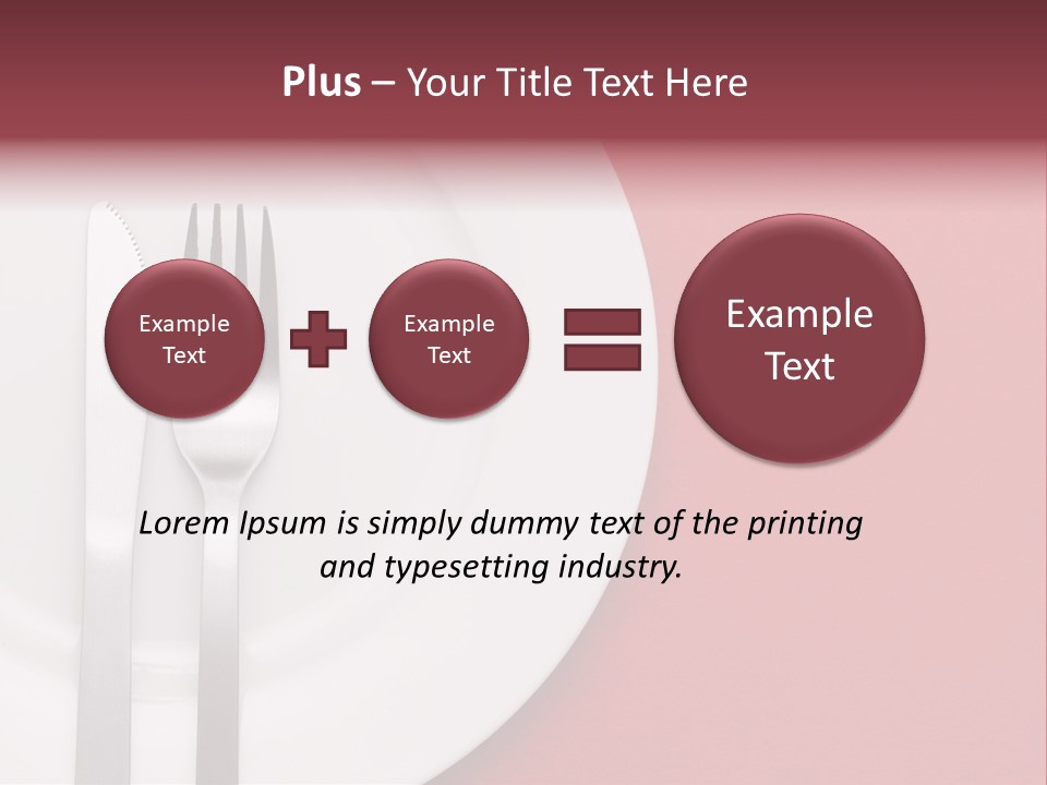 Metal Empty Dish PowerPoint Template