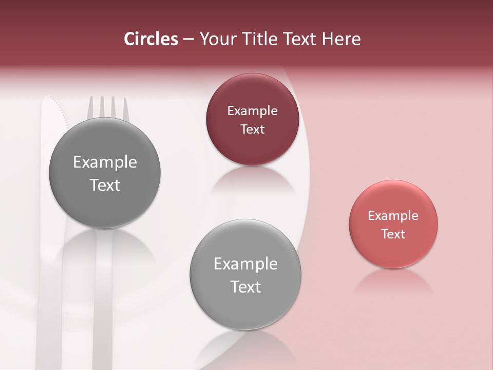 Metal Empty Dish PowerPoint Template