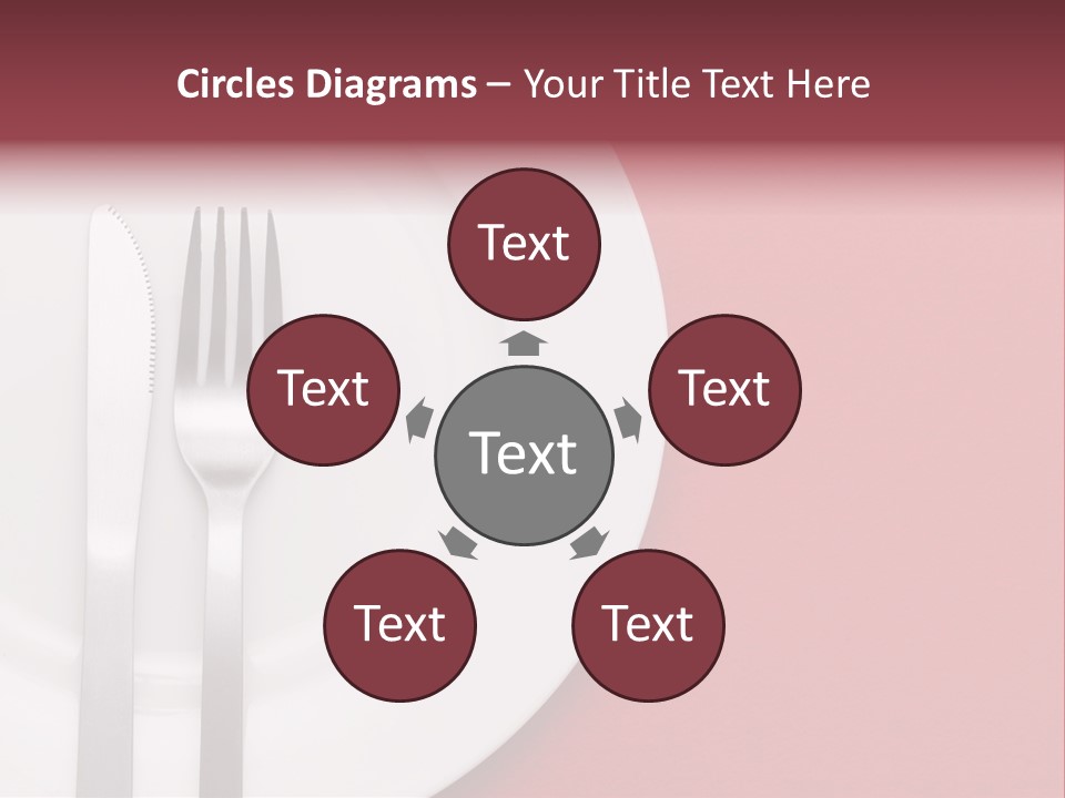 Metal Empty Dish PowerPoint Template