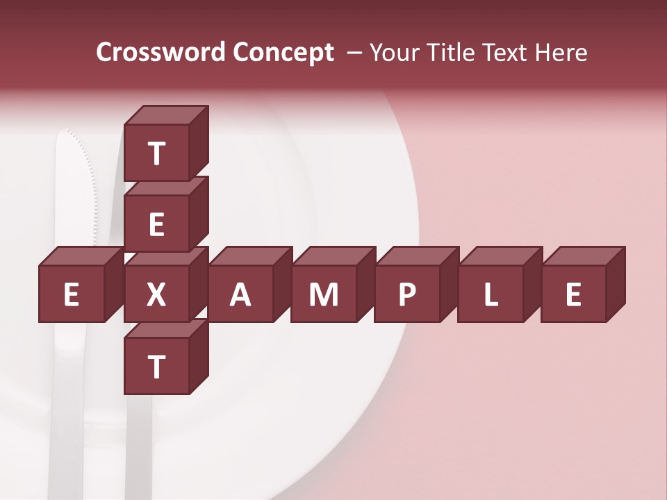 Metal Empty Dish PowerPoint Template