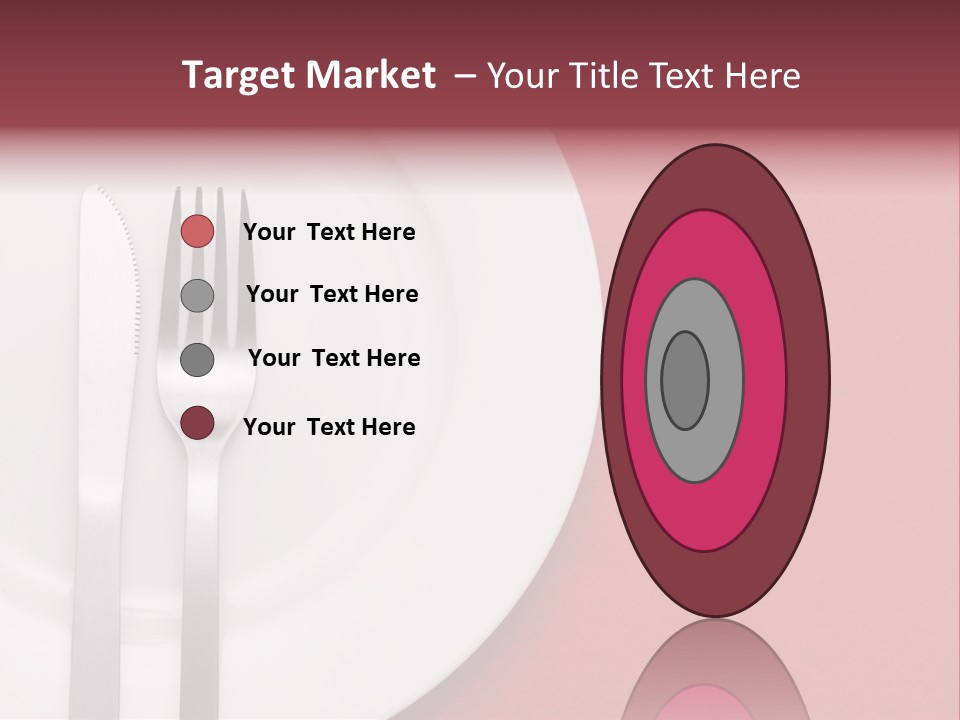 Metal Empty Dish PowerPoint Template