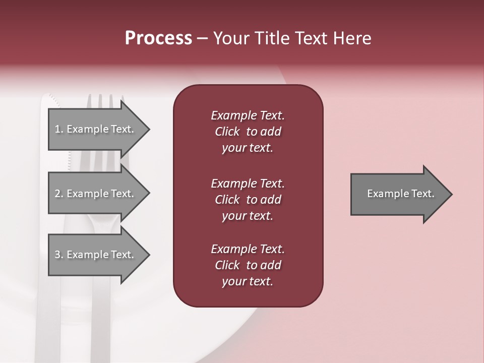 Metal Empty Dish PowerPoint Template