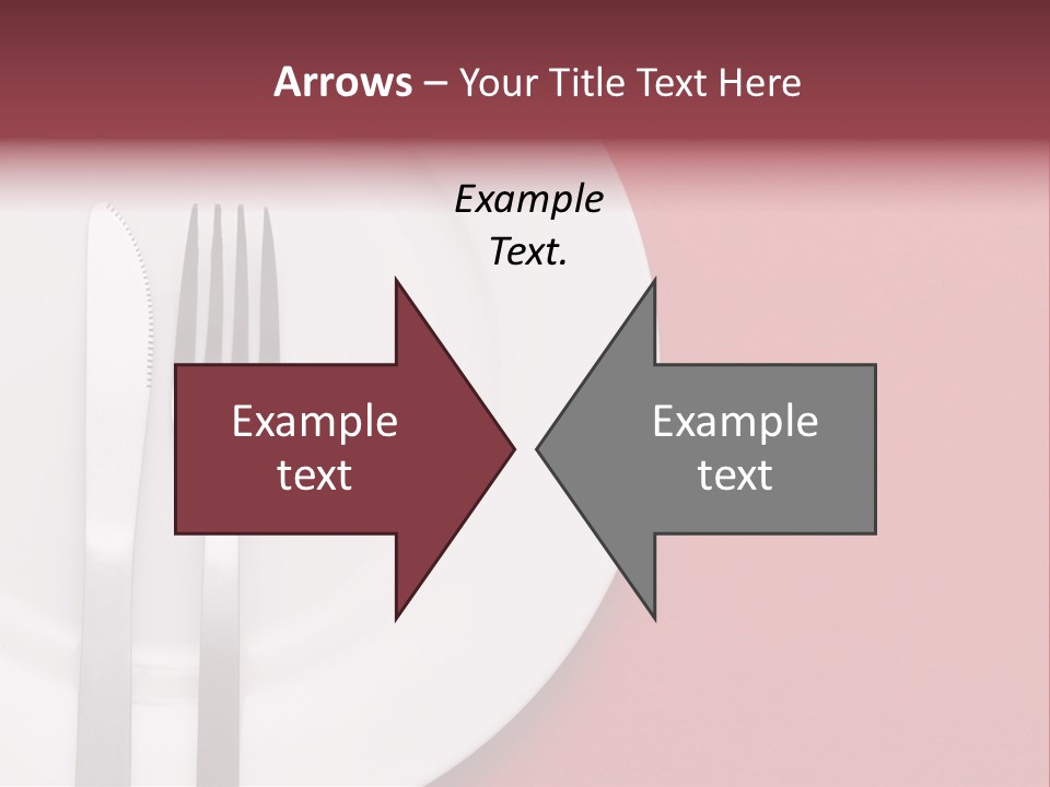 Metal Empty Dish PowerPoint Template