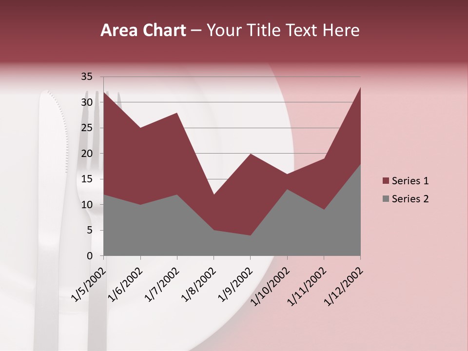 Metal Empty Dish PowerPoint Template