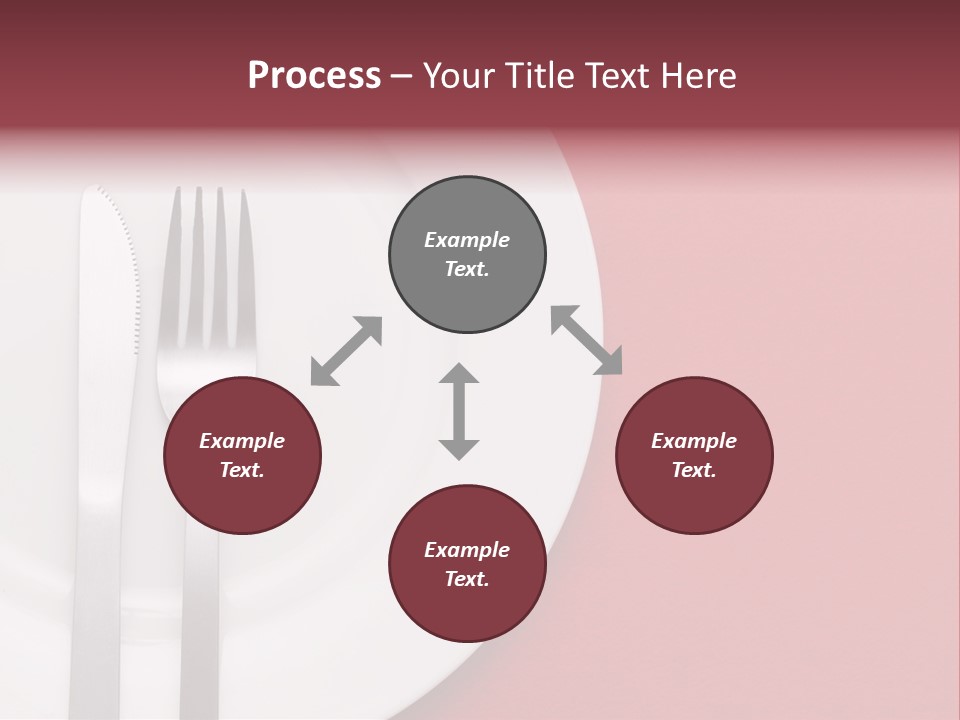 Metal Empty Dish PowerPoint Template