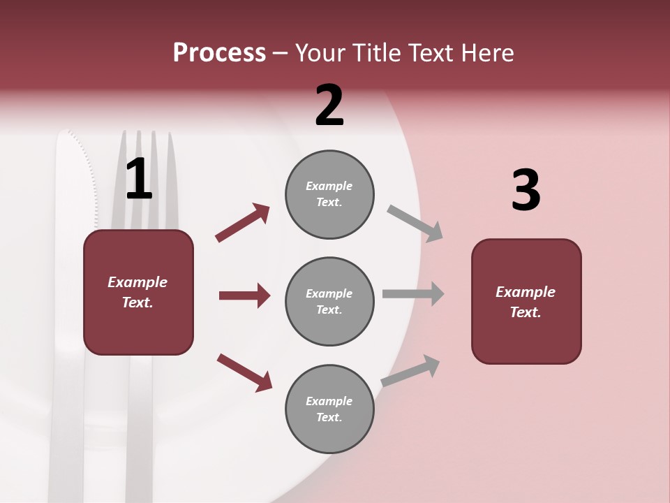 Metal Empty Dish PowerPoint Template