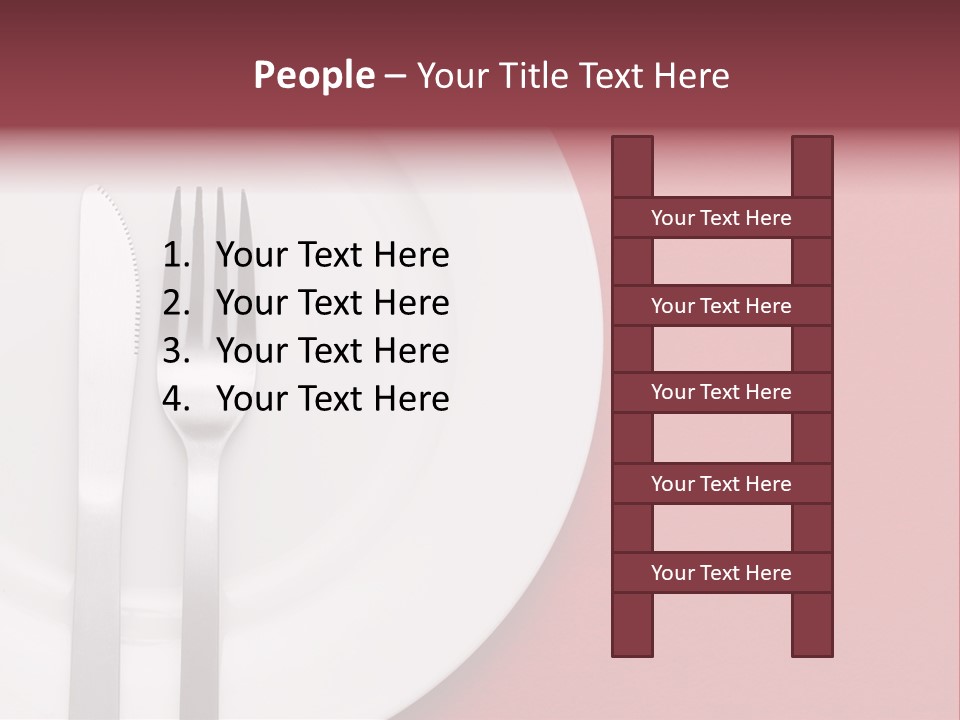 Metal Empty Dish PowerPoint Template