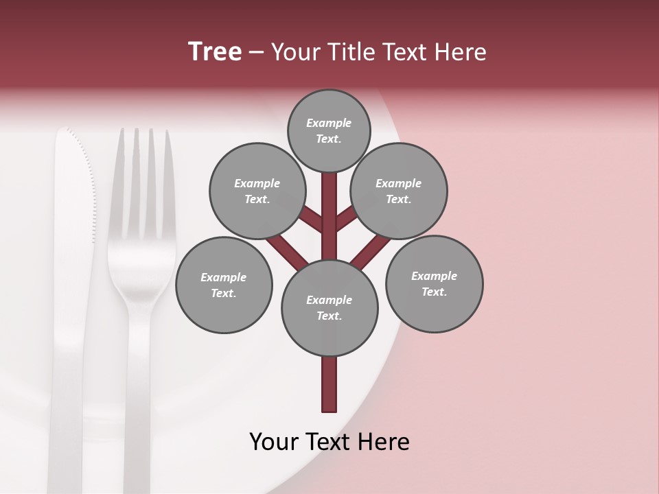 Metal Empty Dish PowerPoint Template