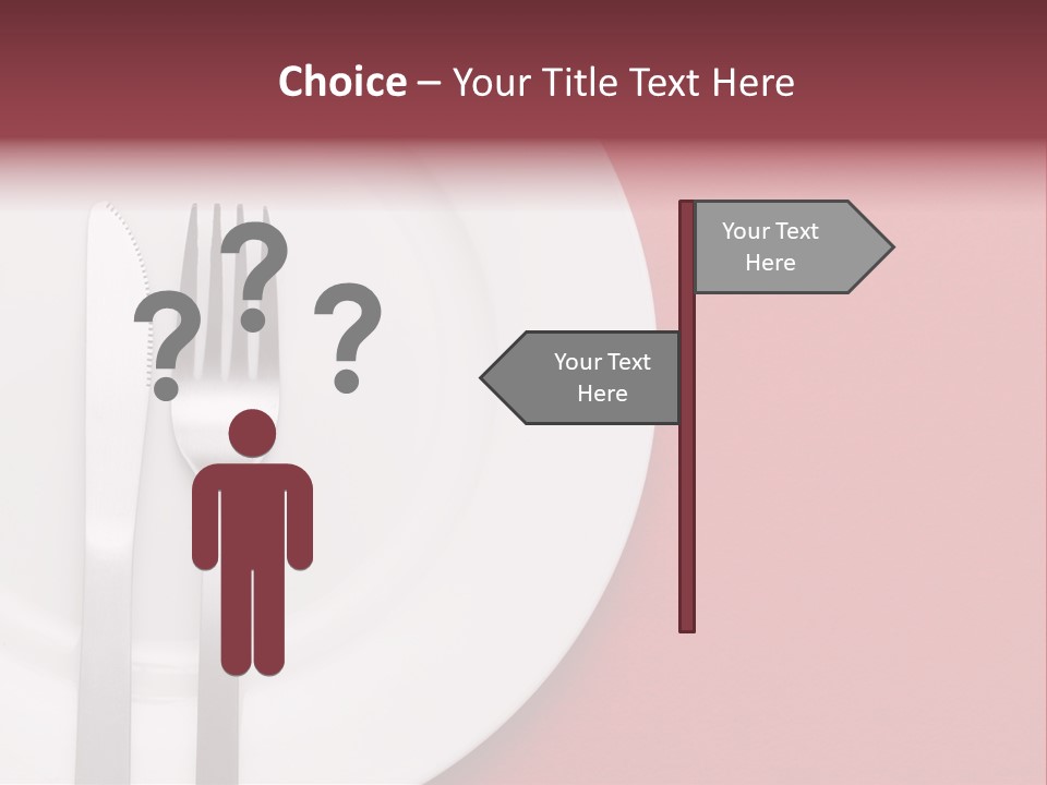 Metal Empty Dish PowerPoint Template